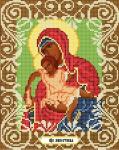 "Богородица Милостливая" Рисунок на ткани 20х25