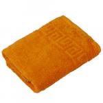 Полотенце махровое гладкокрашеное 50х87, 100 % хлопок, пл. 400 гр./кв.м. "Оранжевый (Turuncu)"