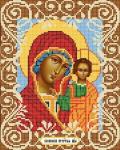 "Богородица Казанская" Рисунок на ткани 20х25