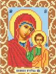 "Богородица Казанская" Рисунок на ткани 12х16
