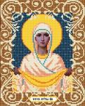 "Богородица Покрова" Рисунок на ткани 20х25