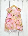 *Платье (розовые розы)