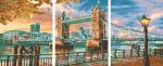 Триптих по номерам PX 5235 Лондонский мост