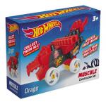 Конструктор Hot Wheels серия musculz Drago, 18 эл