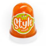 Сл-020 STYLE SLIME блестящий "Оранжевый с ароматом апельсина", 130мл.