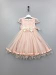 Нарядное платье для девочки (персиковое) TRP5144  Eray Kids