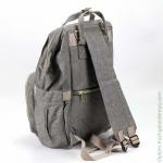 Женский текстильный рюкзак Anello АТ-В0193 ДШ Серый