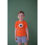 Комплект: футболка и шорты KAFTAN "Монстр" р.34 (122-128), оранжевый, серый