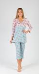 Комплект женской пижамы Анабель туника+бриджи