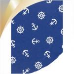 Пляжное полотенце Якорь синий (И 639)