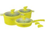 Посуда Набор посуды с покрытием под мрамор "MercuryHaus", MC - 6363 (2) 10 предметов 7,3/2,7/2,6 л