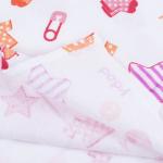 Набор детских пеленок фланель 4 шт 7200/2 Малышок розовый
