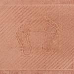 Полотенце махровое ножки 700 гр/м2 Туркменистан цвет жареный орех