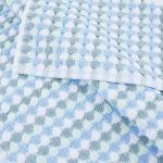 Полотенце-коврик махровое Musivo ПЦ-516-02484 цвет 20000 бело-голубой