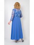 Нарядное платье 109-17 голубой, Трикотекс Стиль