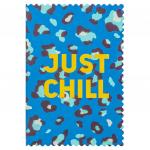 Ежедневник Just Chill недатир., ф. A5, кожзам, лин, перф.угла, ляссе, 256с, синий