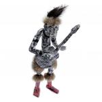 Фигурка деревянная LEG06-80W Асмат Ананси c гитарой-олицетворяет веселуху выигрыш наследство 80cм