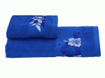 Полотенце махровое ВЛ 50*90 +/- 2см (пл.360гр/кв.м)(сад) (05-044, синий; Инвойс 31)
