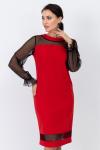 Платье Бургундия (красное) П1165-15