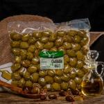 Оливки зеленые Халкидики (р. XL) EVROS, Греция, вакуум, 1 кг