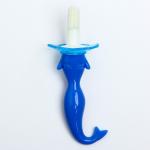 Зубная щётка детская «Русалочка», силиконовая, от 0 мес., цвета МИКС