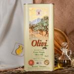 Фермерское оливковое масло Olivi, Греция, жест.банка, 5 л