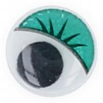 MER-12 Глаза круглые с бегающими зрачками цв. d 12 мм 50 шт. СК/Распродажа