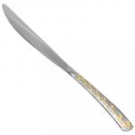 "Березка" Нож столовый из нержавеющей стали 23 см, с золотом (Китай)