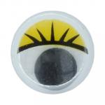MER-10 Глаза круглые с бегающими зрачками цв. d 10 мм 50 шт. СК/Распродажа