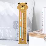 Термометр комнатный "Мишка в очках", цвет МИКС