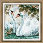 Набор для вышивания "RIOLIS" "Сотвори Сама"   1726   "Белые лебеди"