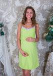 Арт.3053 Сорочка для беременных и кормящих «Алина» цвет салатовый