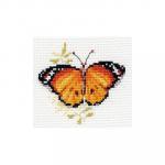 Набор для вышивания "Алиса" 0-148   "Яркие бабочки. Оранжевая"