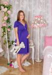 Арт.3022 Сорочка для беременных и кормящих «Катюша» однотонная цвет фиолет