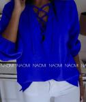 Блузка креп шифон NAOMI blue UM37 KH110