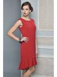 Нарядное платье 1240-1-красный, LadyStyleClassic