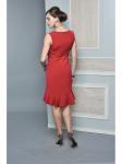 Нарядное платье 1240-1-красный, LadyStyleClassic