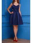 Нарядное платье 076А т.синий, Anastasia