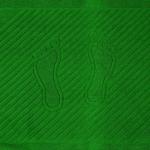 Полотенце махровое ножки 700 гр/м2 Туркменистан цвет зеленый