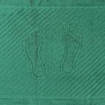 Полотенце махровое ножки 700 гр/м2 Туркменистан цвет темно-зеленый