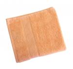 Махровое гладкокрашенное полотенце 100*150 см 460 г/м2 (Персик)