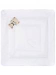 Зимний конверт-одеяло на выписку "Котик" (белое, принт без кружева) без пледа