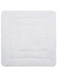 Зимний конверт-одеяло на выписку "Енотик" (белое, принт без кружева) без пледа