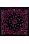 Black Paisley Сircular pattern 55х55 см