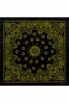 Black Paisley Сircular pattern 55х55 см