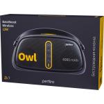 Bluetooth-колонка Perfeo "OWL" FM, MP3 microSD, AUX, 12Вт, 4000mAh, черн. PF_A4316