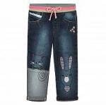 Брюки джинсовые для девочки  21074 LIGAS