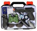 Набор полицеского с пистолетом на батарейках HSY-058 в чемодане