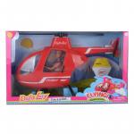 DEFA Lucy Набор с куклой "Полёт на вертолёте" (28,5 см, вертолёт, подвиж, свет, звук, в ассорт.)