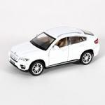 Мод. Маш. 1:32 BMW X6 68511 свет, звук, инерция 13,5см (1/12шт) Белый б/к